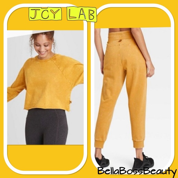 JoyLab Pants & Jumpsuits Joy Lab Yellow Sweat Pant And Matching